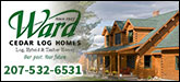 Ward Cedar Log Homes Sponsorship Banner