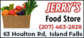 Jerry's Food Store Sponsorship Banner